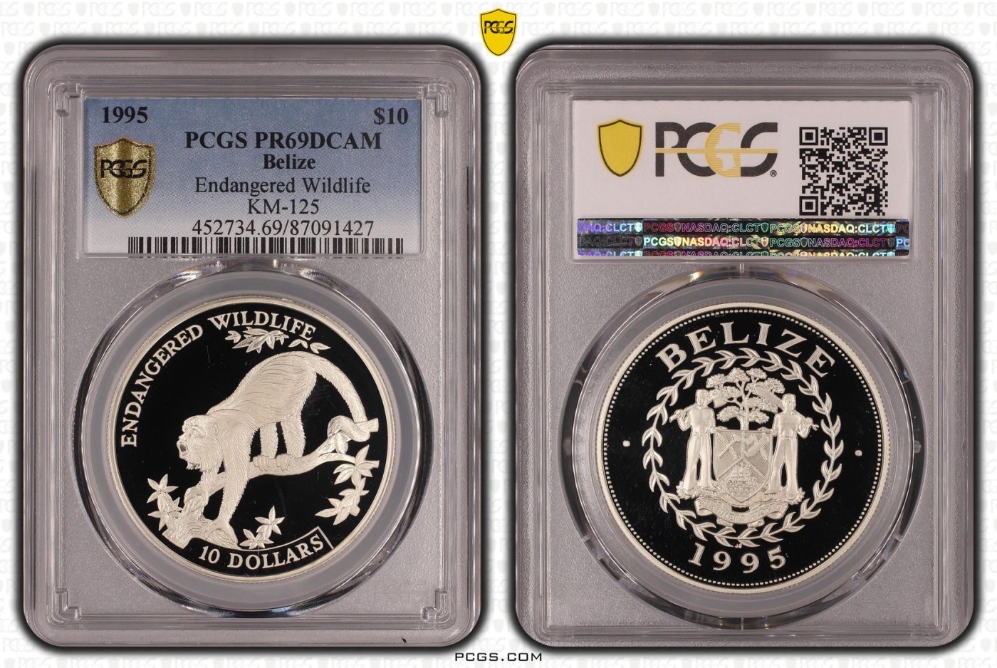 1995 $10 Endangered Wildlife KM-125, DCAM