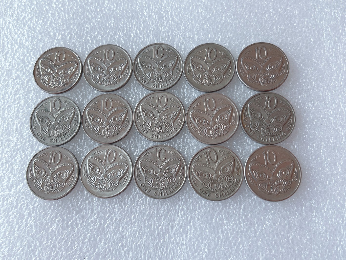 全场一元起拍 世界散币、银币专场 第53期 新西兰10分 毛利人面具 15枚