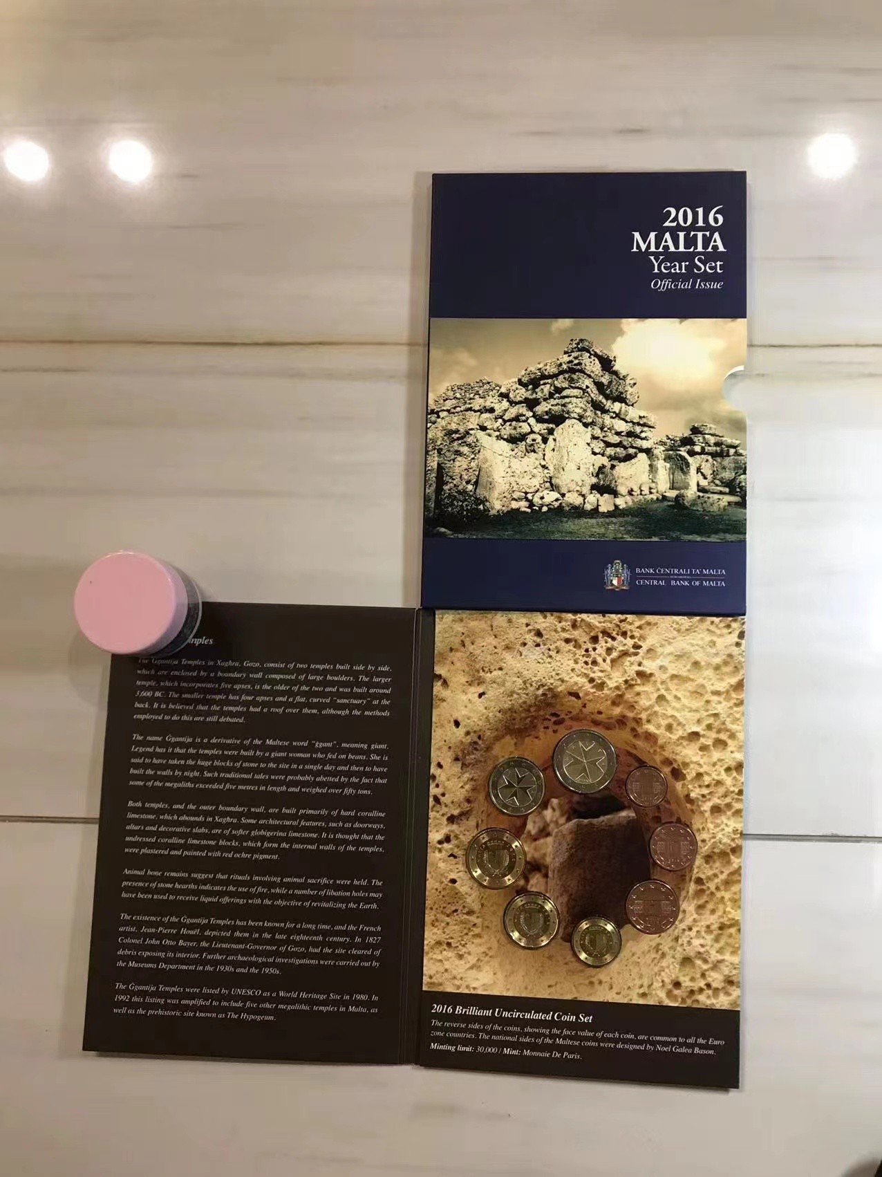 【币观天下】第2期钱币低佣金秒杀专场全场三件以上包邮 马耳他2016年官方套币 