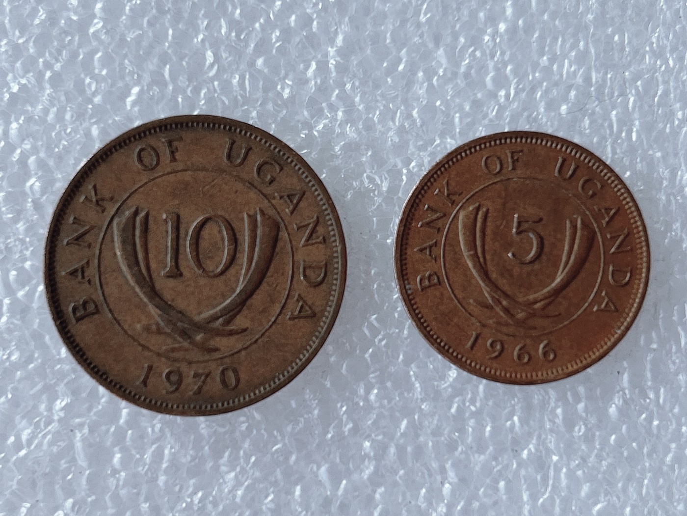 全场一元起拍 世界散币、银币专场 第53期 乌干达铜币2枚