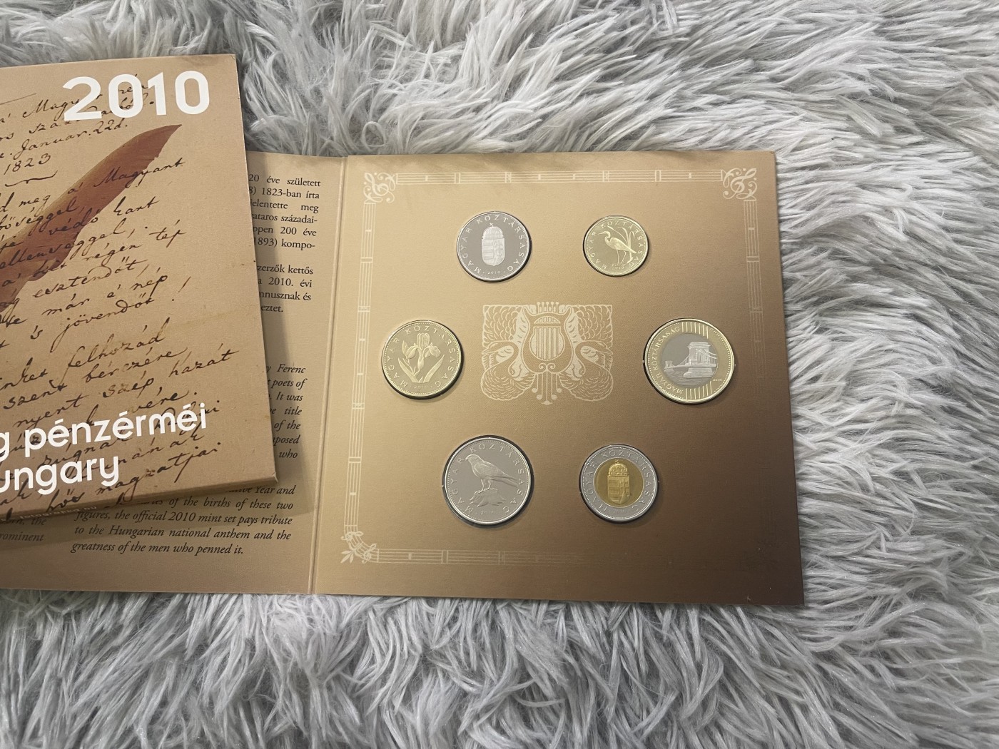 【币观天下】第2期钱币低佣金秒杀专场全场三件以上包邮 匈牙利2010年官方精制PF套币 发行量5000套