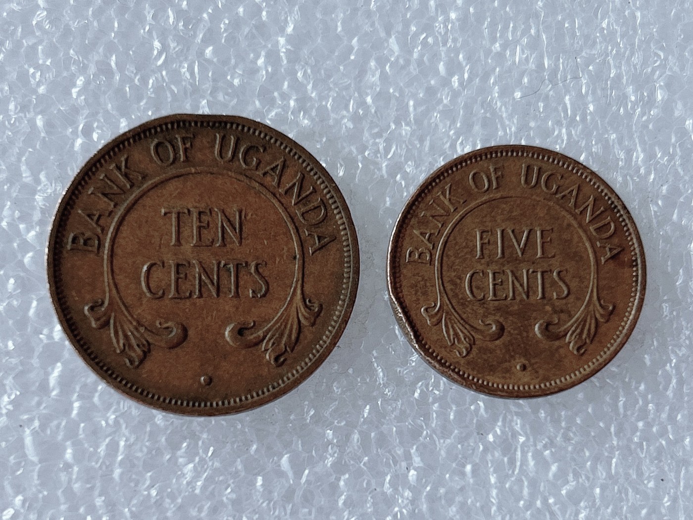 全场一元起拍 世界散币、银币专场 第53期 乌干达铜币2枚