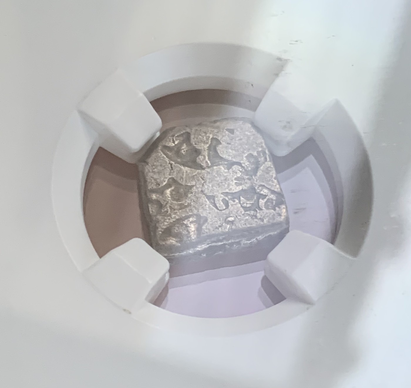 瓶子🏺第124期拍卖会  古印度孔雀王朝 印记银币 公元前324-前225年 2.91克