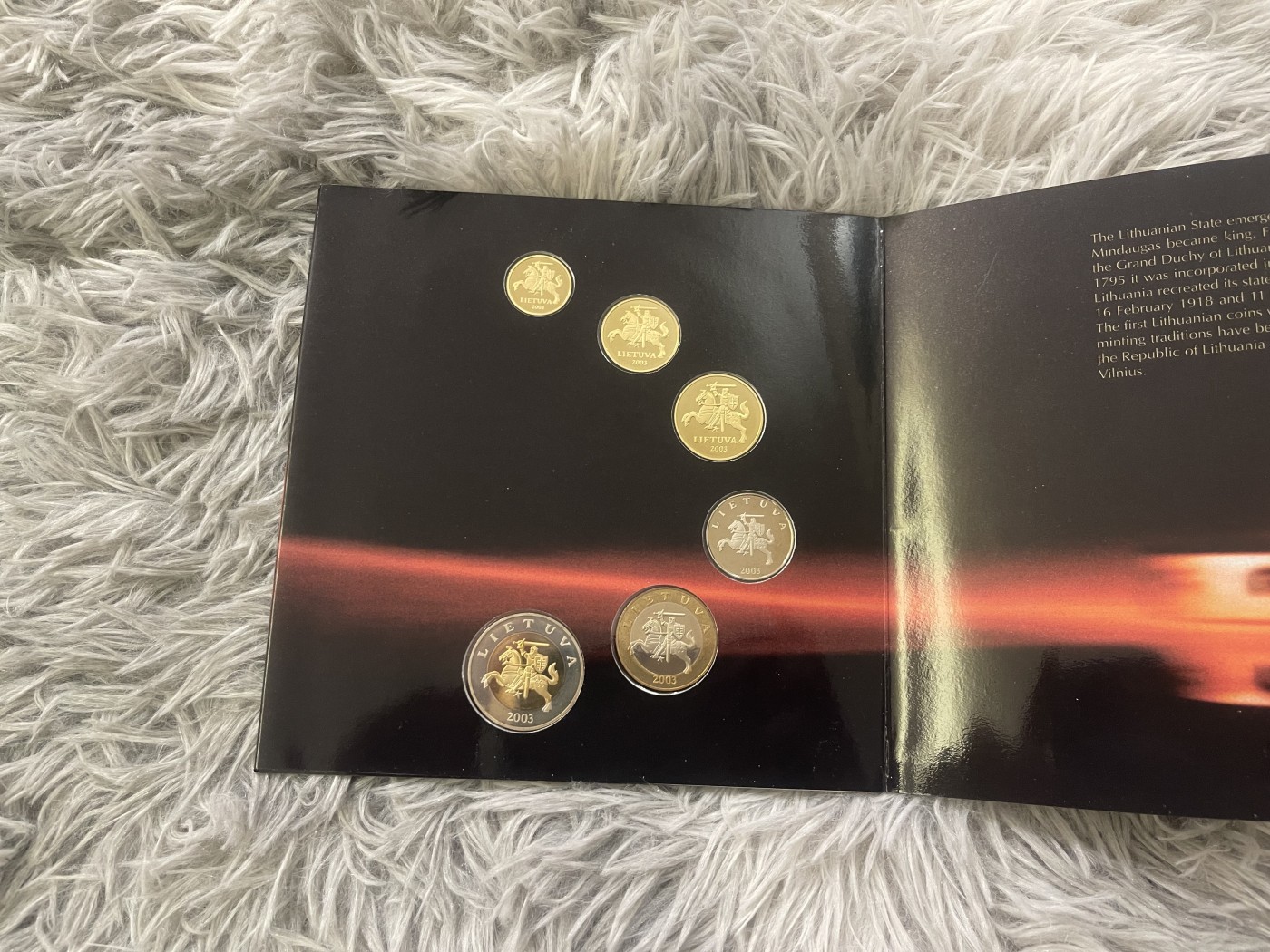 【币观天下】第2期钱币低佣金秒杀专场全场三件以上包邮 立陶宛2003年官方精制套币 镜面