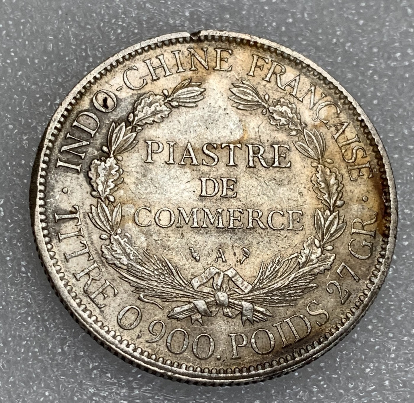 瓶子🏺第124期拍卖会   法属印度支那1901年1皮坐洋银币
