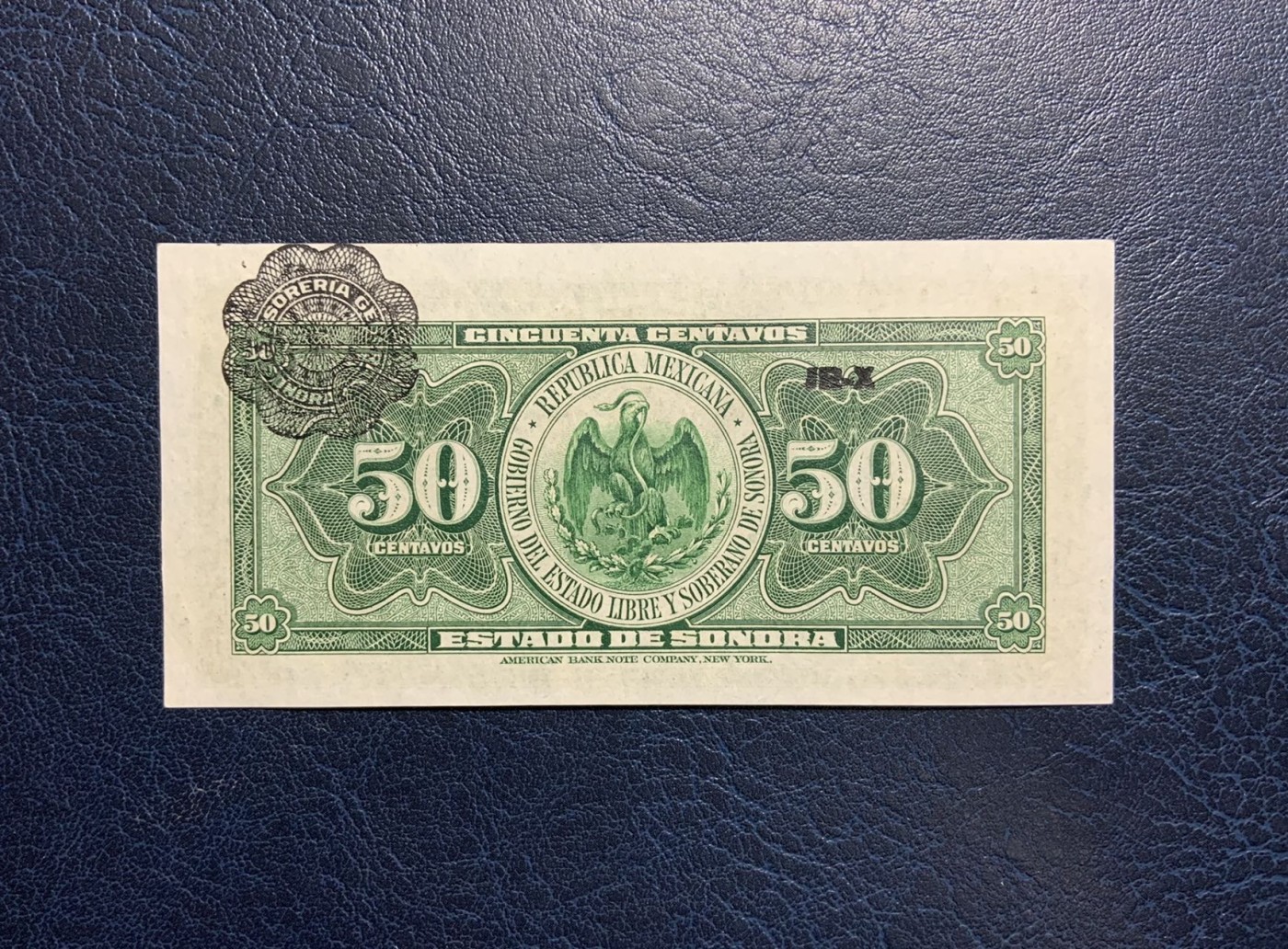 收藏联盟Quantum Auction 第316期拍卖  墨西哥1915年25分 品相UNC 美钞代印 