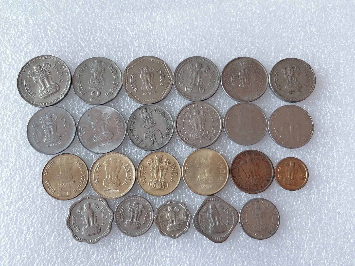 全场一元起拍 世界散币、银币专场 第53期 印度硬币 23枚 无重复