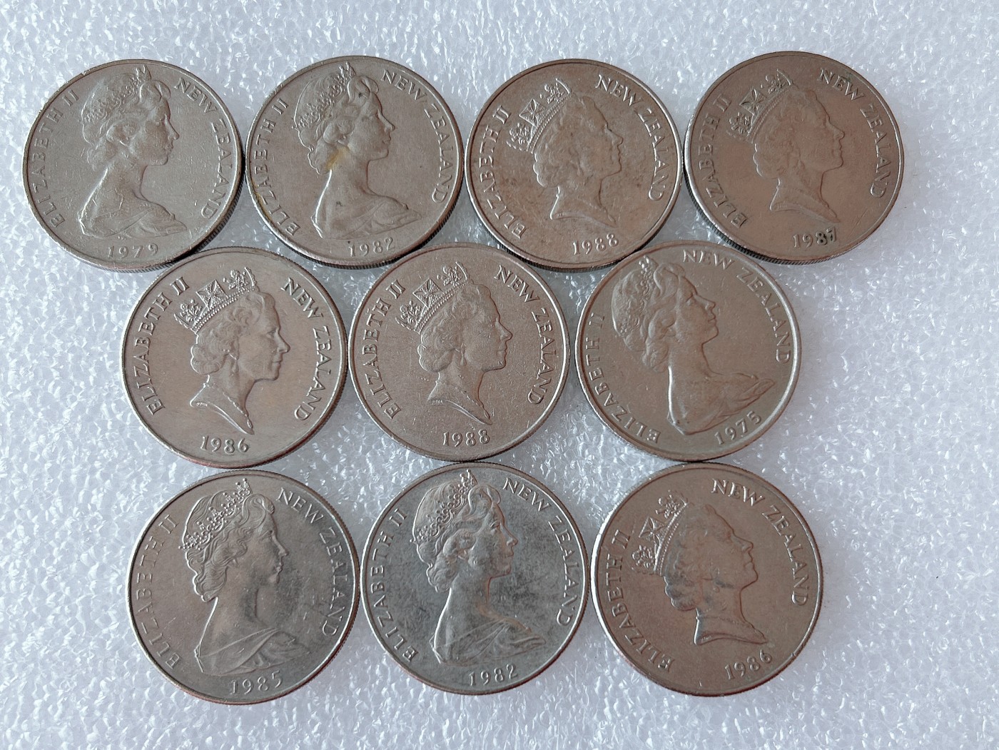 全场一元起拍 世界散币、银币专场 第53期 新西兰20分 几维鸟 10枚