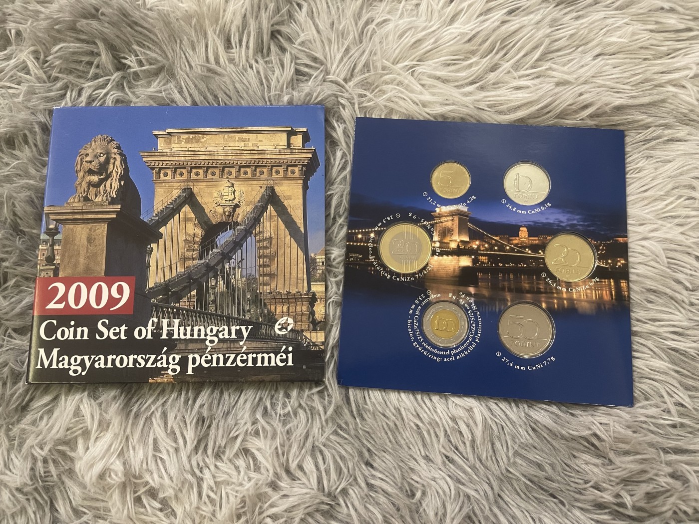 【币观天下】第2期钱币低佣金秒杀专场全场三件以上包邮 匈牙利2009年官方套币 发行量5000套