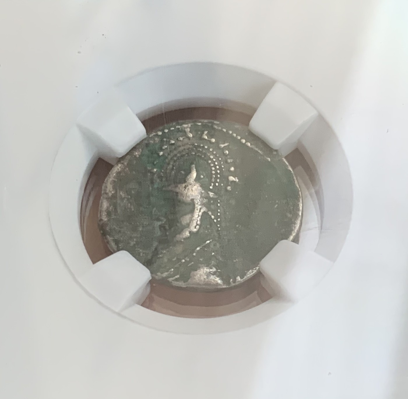 瓶子🏺第124期拍卖会  安息王朝戈塔泽斯一世 公元前95-前90年 1德拉克马银币 4.11克