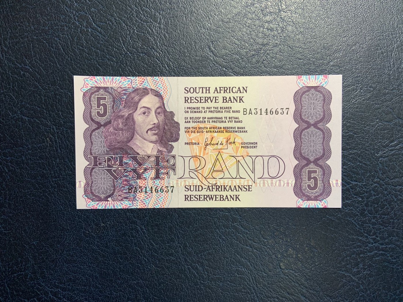 收藏联盟Quantum Auction 第316期拍卖  南非1978-94年5兰特 品相全新UNC