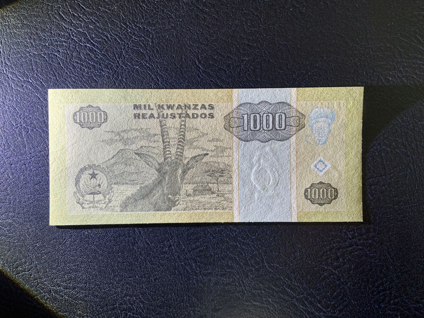 收藏联盟Quantum Auction 第316期拍卖  安哥拉1995年1000宽扎 品相全新UNC