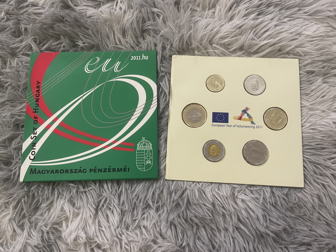 【币观天下】第2期钱币低佣金秒杀专场全场三件以上包邮 匈牙利2011年官方BU套币 发行量4000套