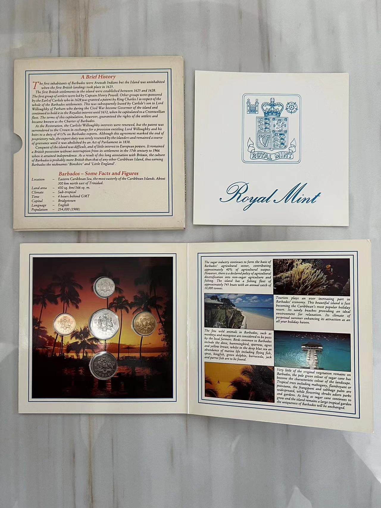 【币观天下】第2期钱币低佣金秒杀专场全场三件以上包邮 巴巴多斯皇家造币厂官方套币