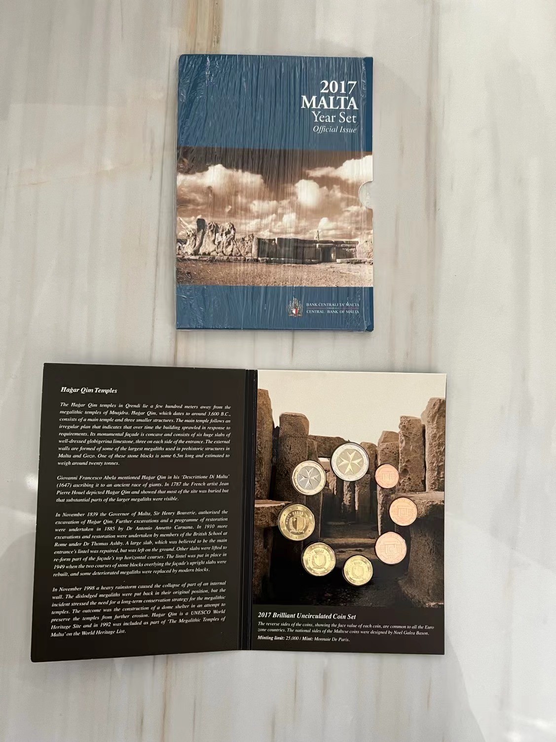 【币观天下】第2期钱币低佣金秒杀专场全场三件以上包邮 马耳他2017年官方原封套币 