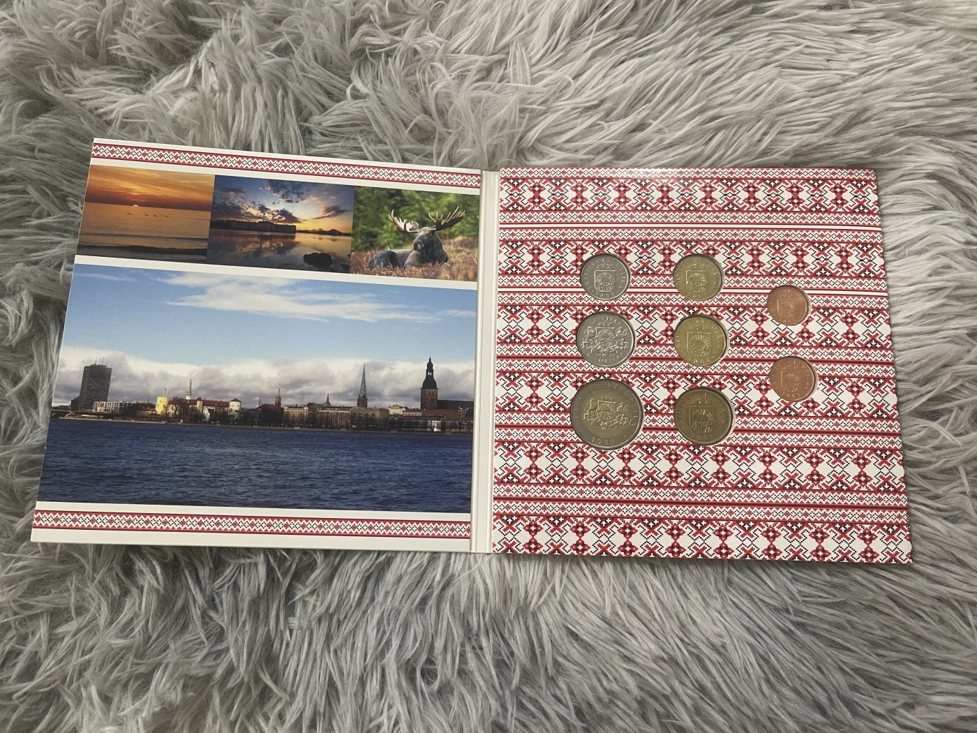 【币观天下】第2期钱币低佣金秒杀专场全场三件以上包邮 拉脱维亚2014年官方套币 发行量仅1000套 