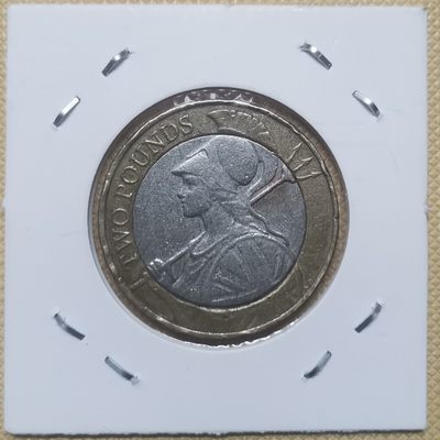 【易洋钱喜】第33场 国外硬币专场 - 2016年英国最新版盾牌系列之  2英镑，少见