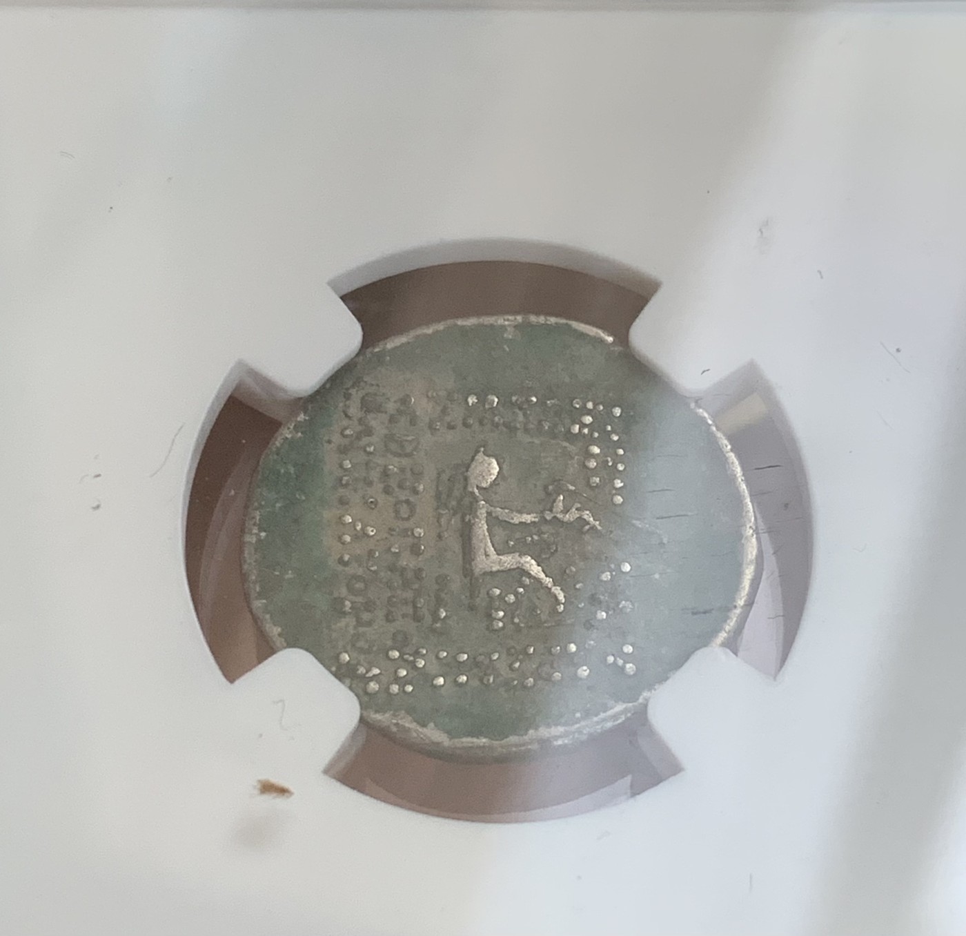 瓶子🏺第124期拍卖会  安息王朝戈塔泽斯一世 公元前95-前90年 1德拉克马银币 4.11克