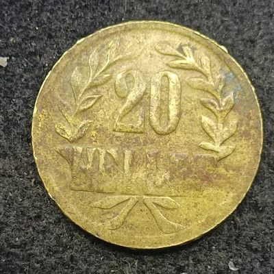 【淘币小摊】第二百三十九拍 散币场  周三到周日五连拍 满百包邮可预留 周一发货  - 德属东非1916年20赫勒黄铜币