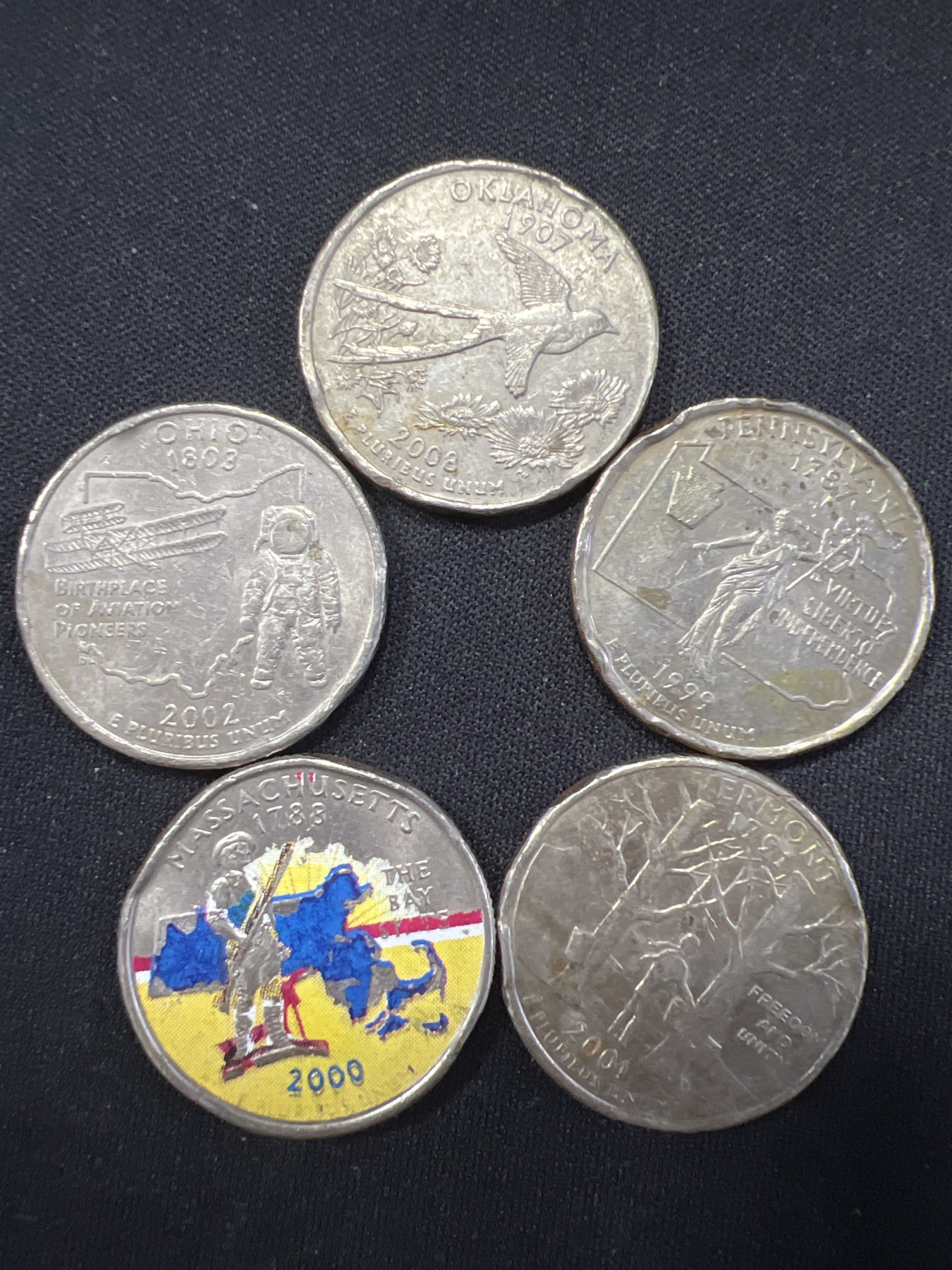 第502期 硬币币专场 （无押金，捡漏，全场50包邮，偏远地区除外，接收代拍业务） 美国公园币五枚