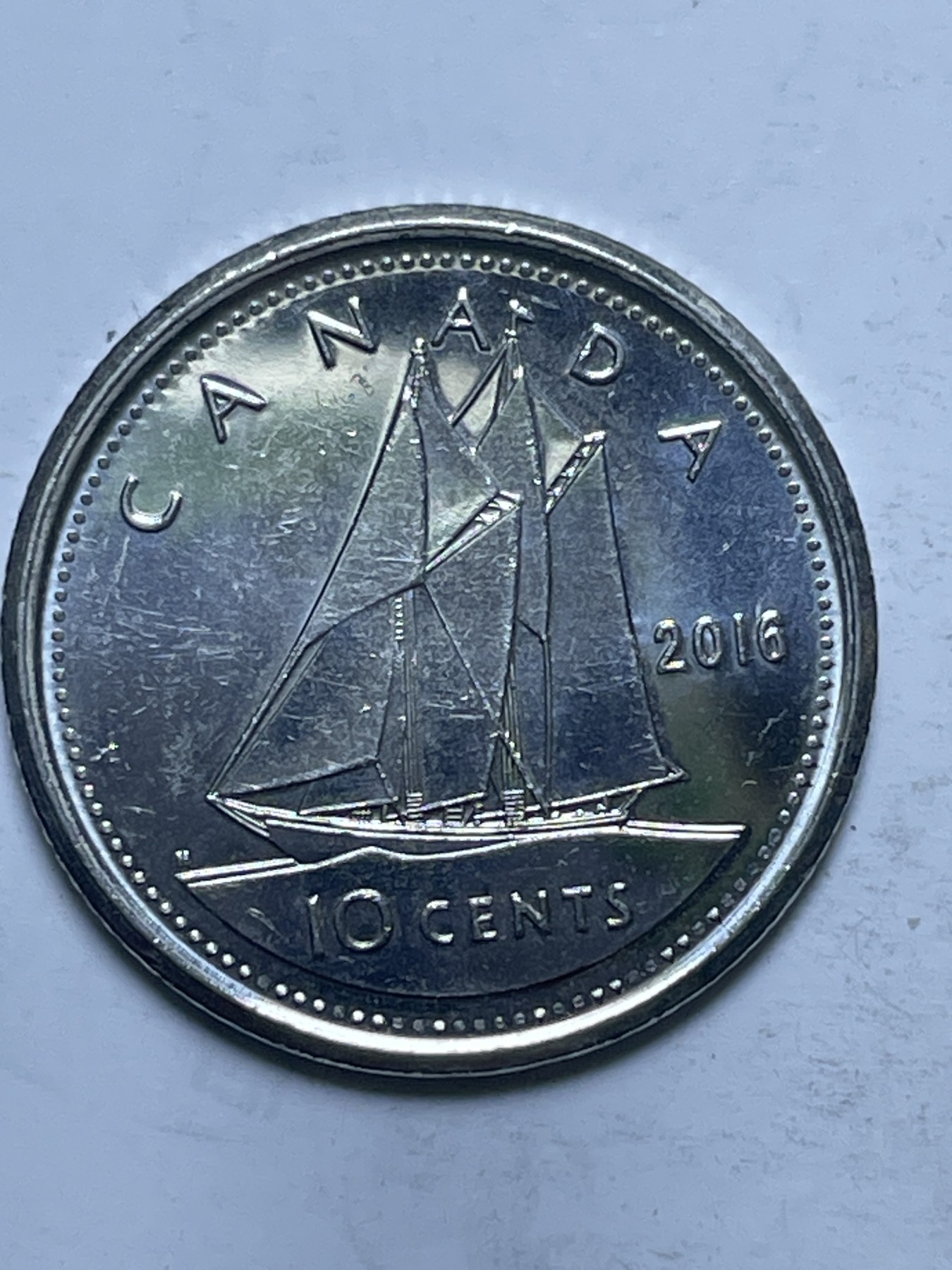 神仙姐姐散币好品专场第十三期（无佣金满邮自动发出 2016 年加拿大 10 分