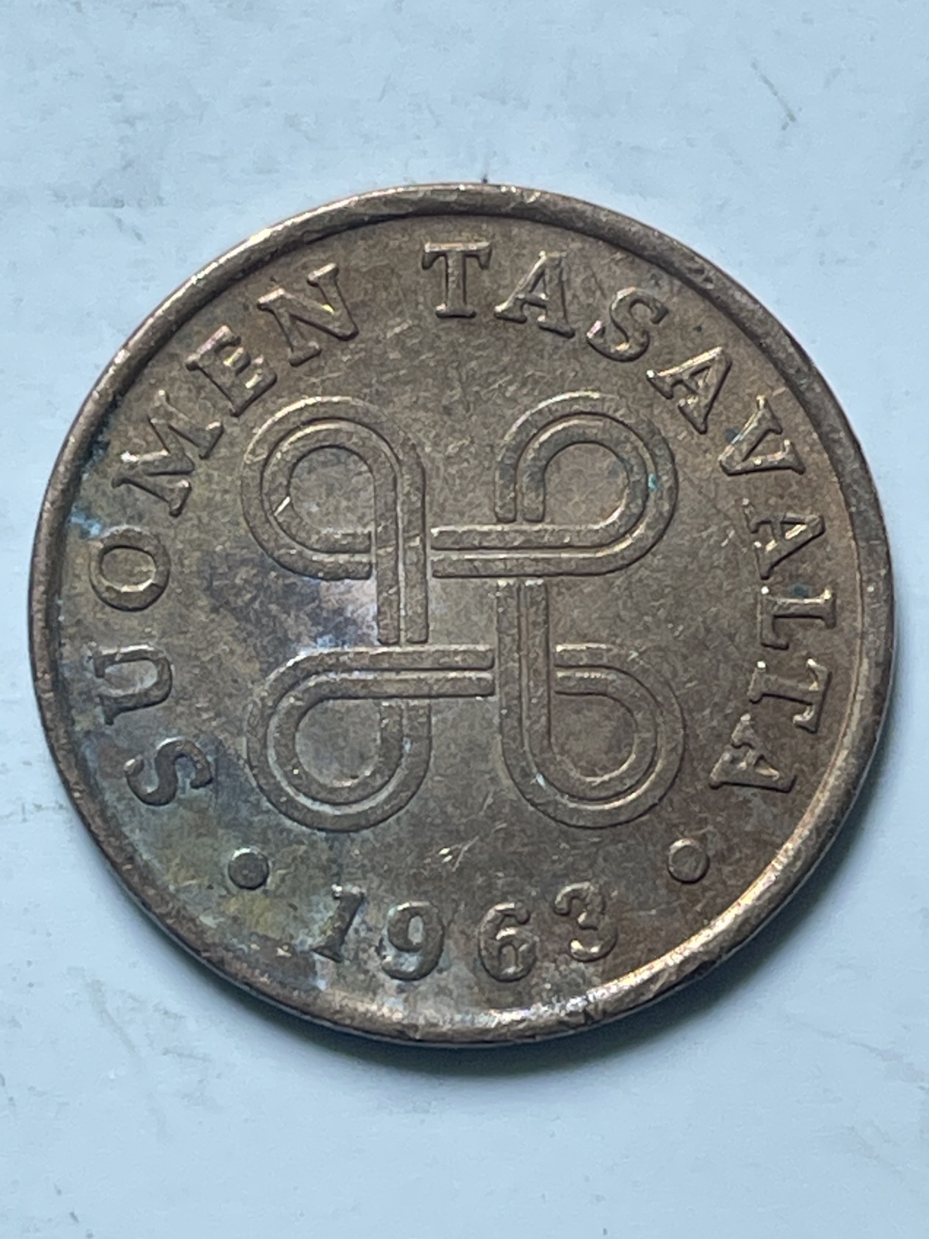 神仙姐姐散币好品专场第十三期（无佣金满邮自动发出 1963 年芬兰 1 盆尼