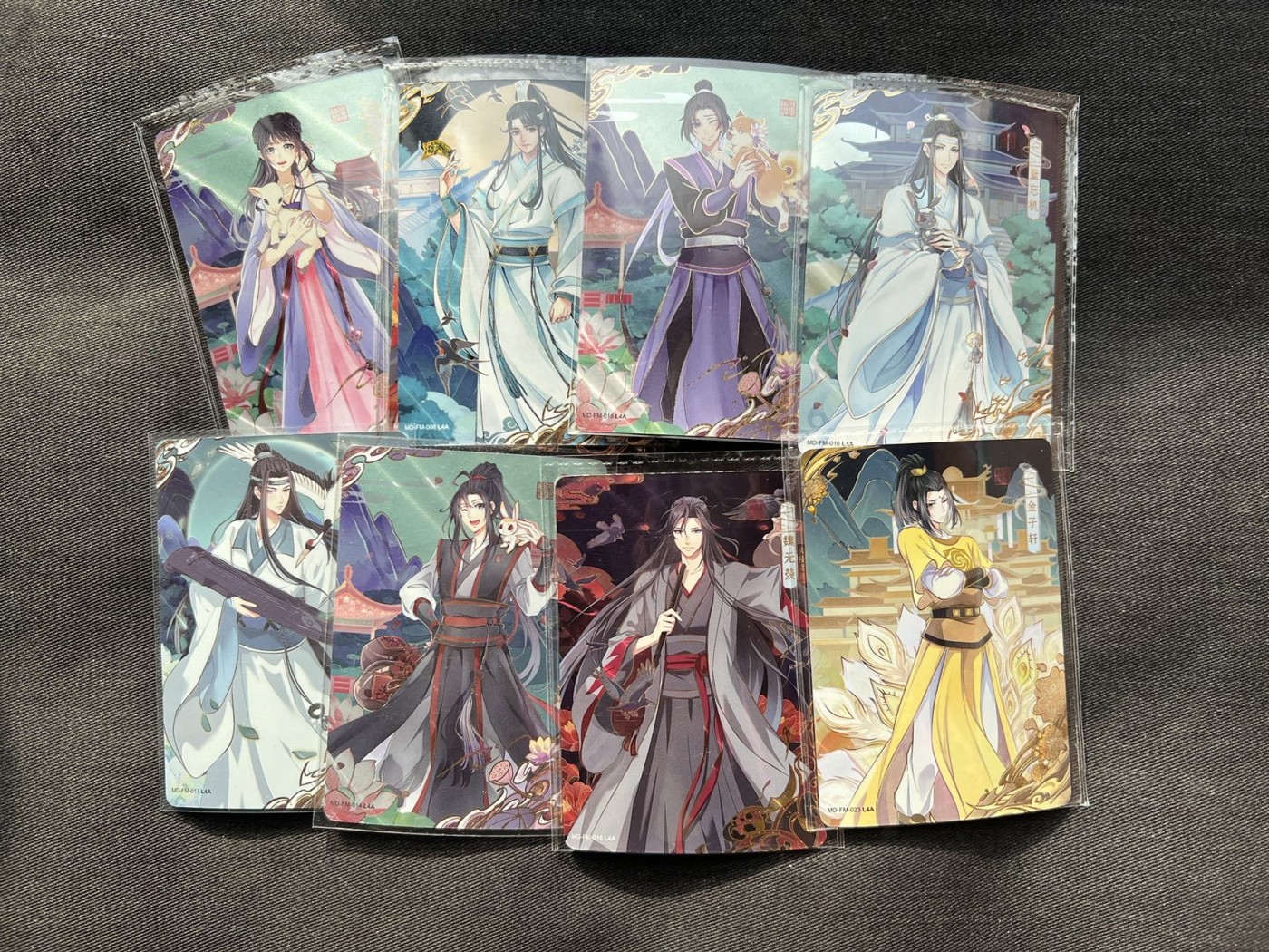 【随心卡拍】收藏卡拍卖【第十期】 【卡游】魔道祖师 闪卡 8张