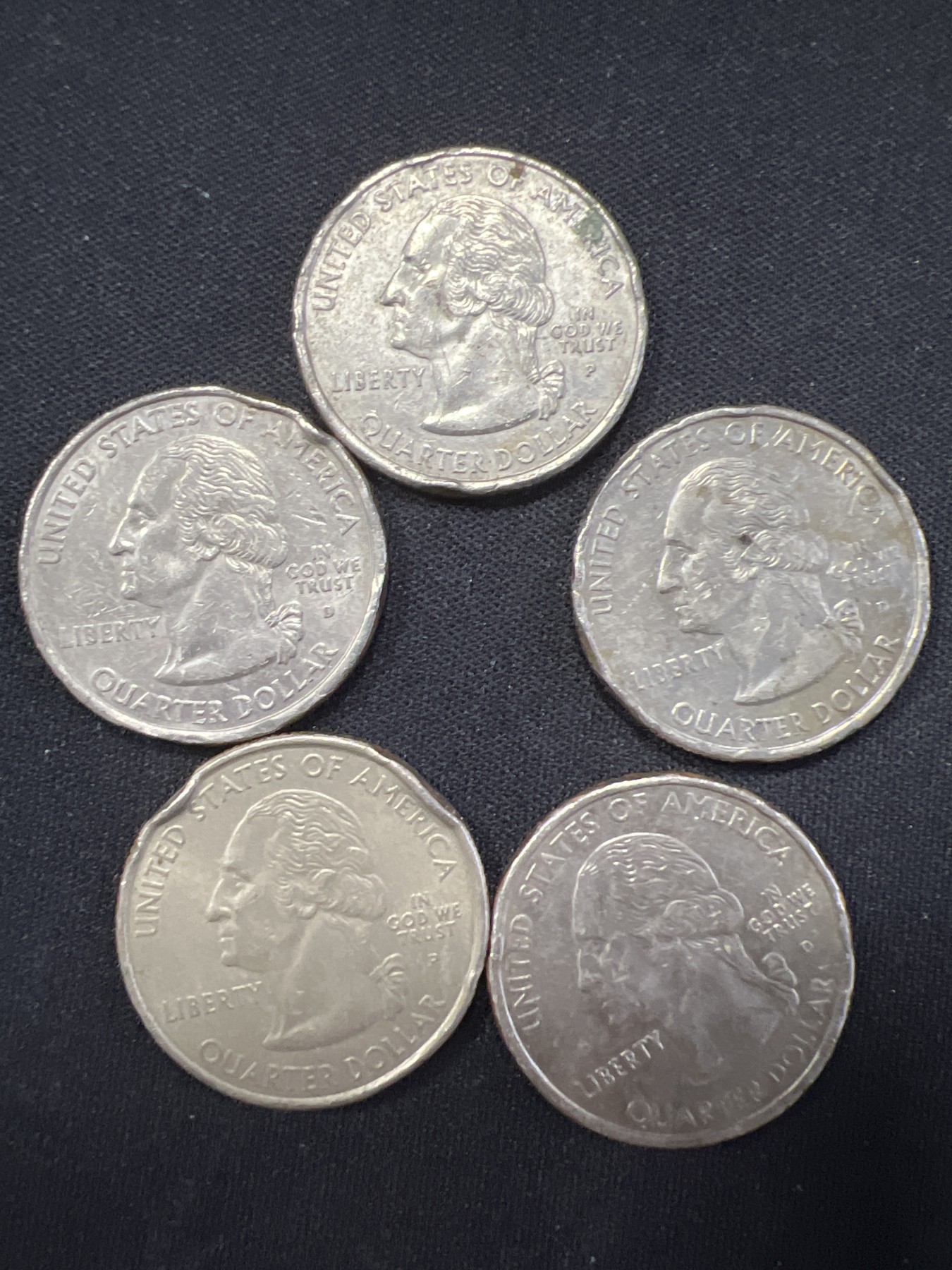 第502期 硬币币专场 （无押金，捡漏，全场50包邮，偏远地区除外，接收代拍业务） 美国公园币五枚