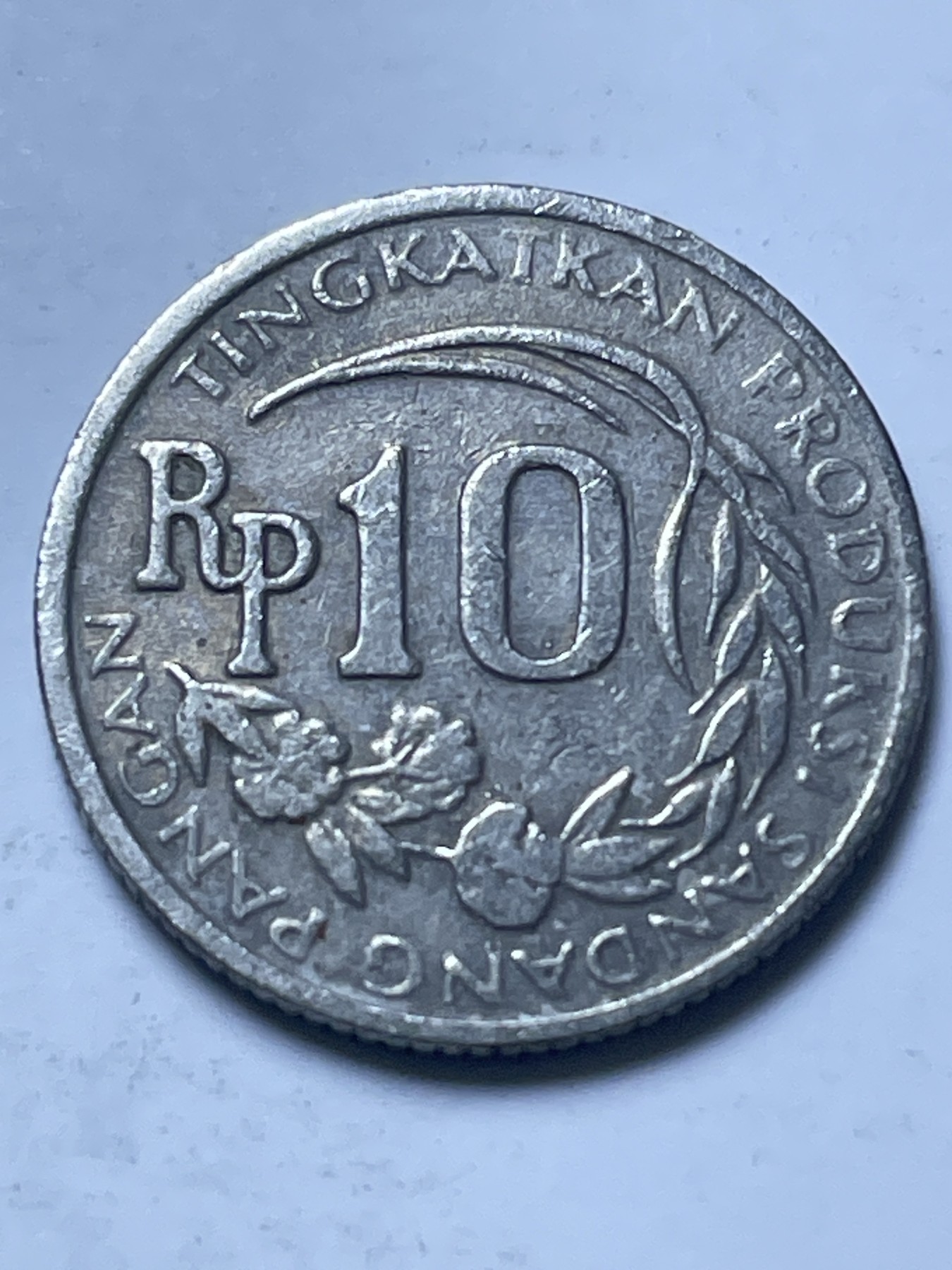 神仙姐姐散币好品专场第十三期（无佣金满邮自动发出 1971年印尼 10 卢比 FAO 币