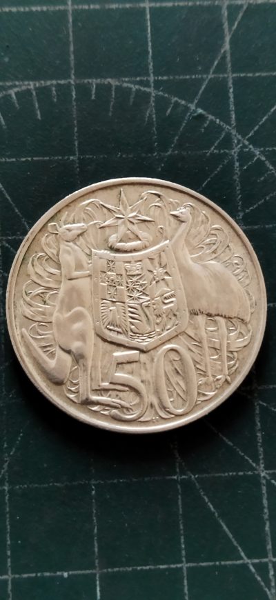 外国硬币初藏散币银币第17场 - 澳大利亚50分银币1966年。原光