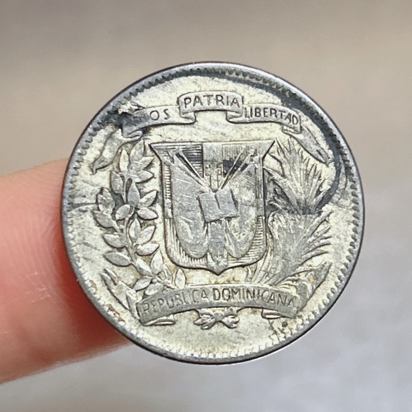 全场一元起拍 世界散币、银币专场 第53期 多米尼加1944年5分银币 4.8g