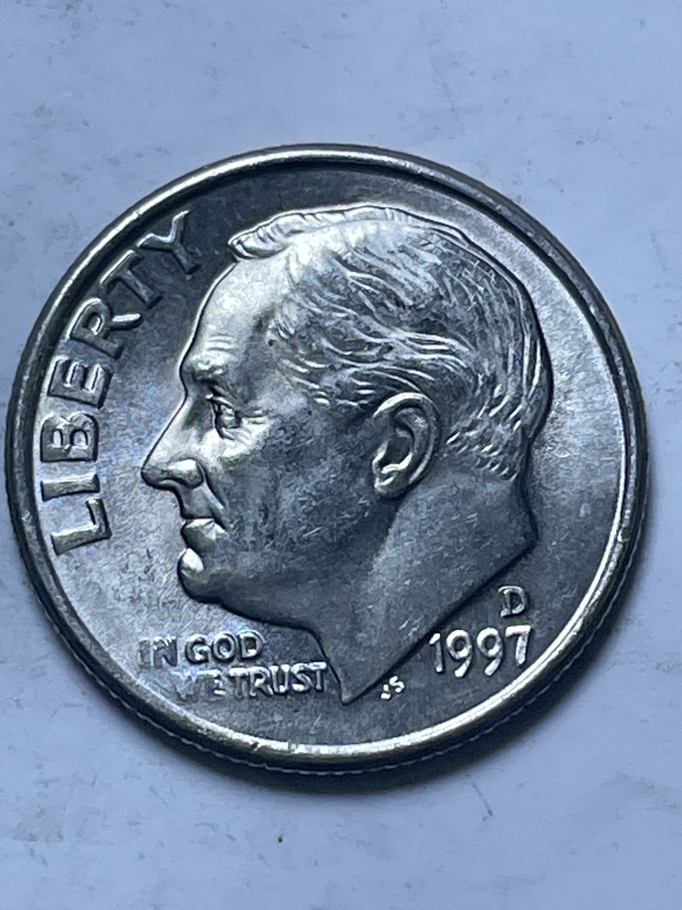 神仙姐姐散币好品专场第十三期（无佣金满邮自动发出 1997 年美国 10 美分