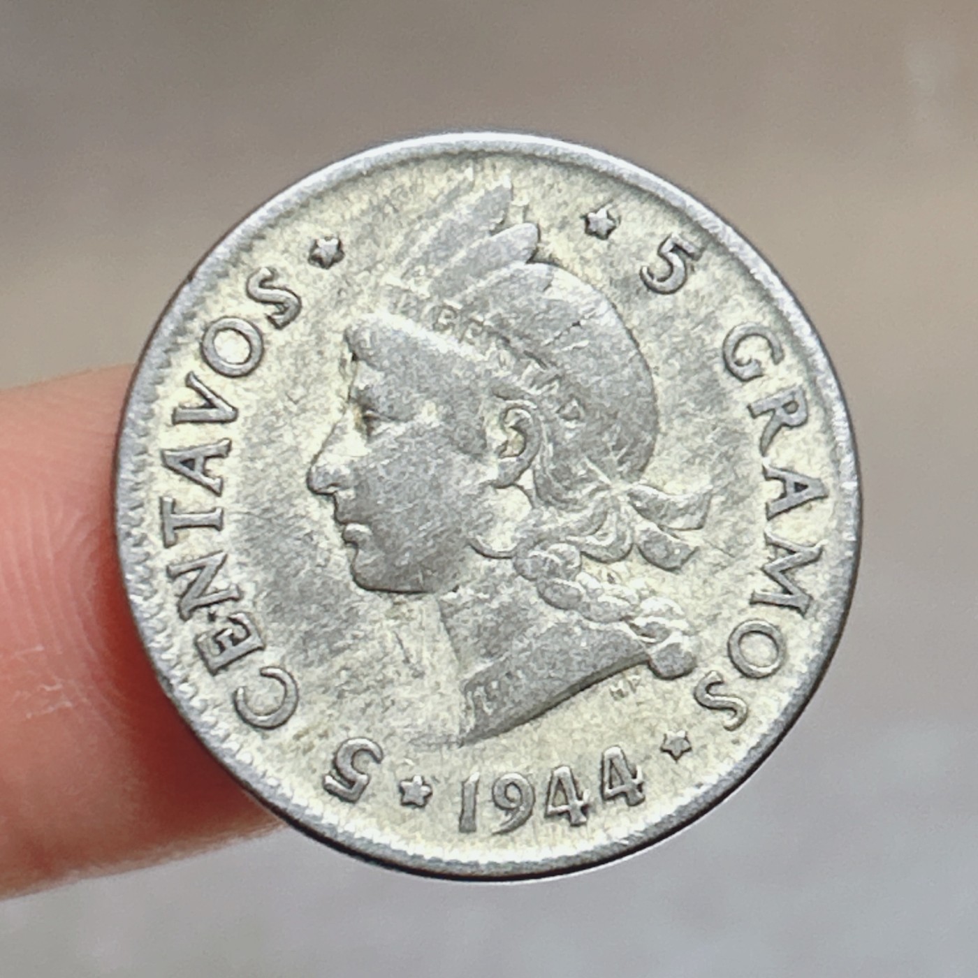 全场一元起拍 世界散币、银币专场 第53期 多米尼加1944年5分银币 4.8g