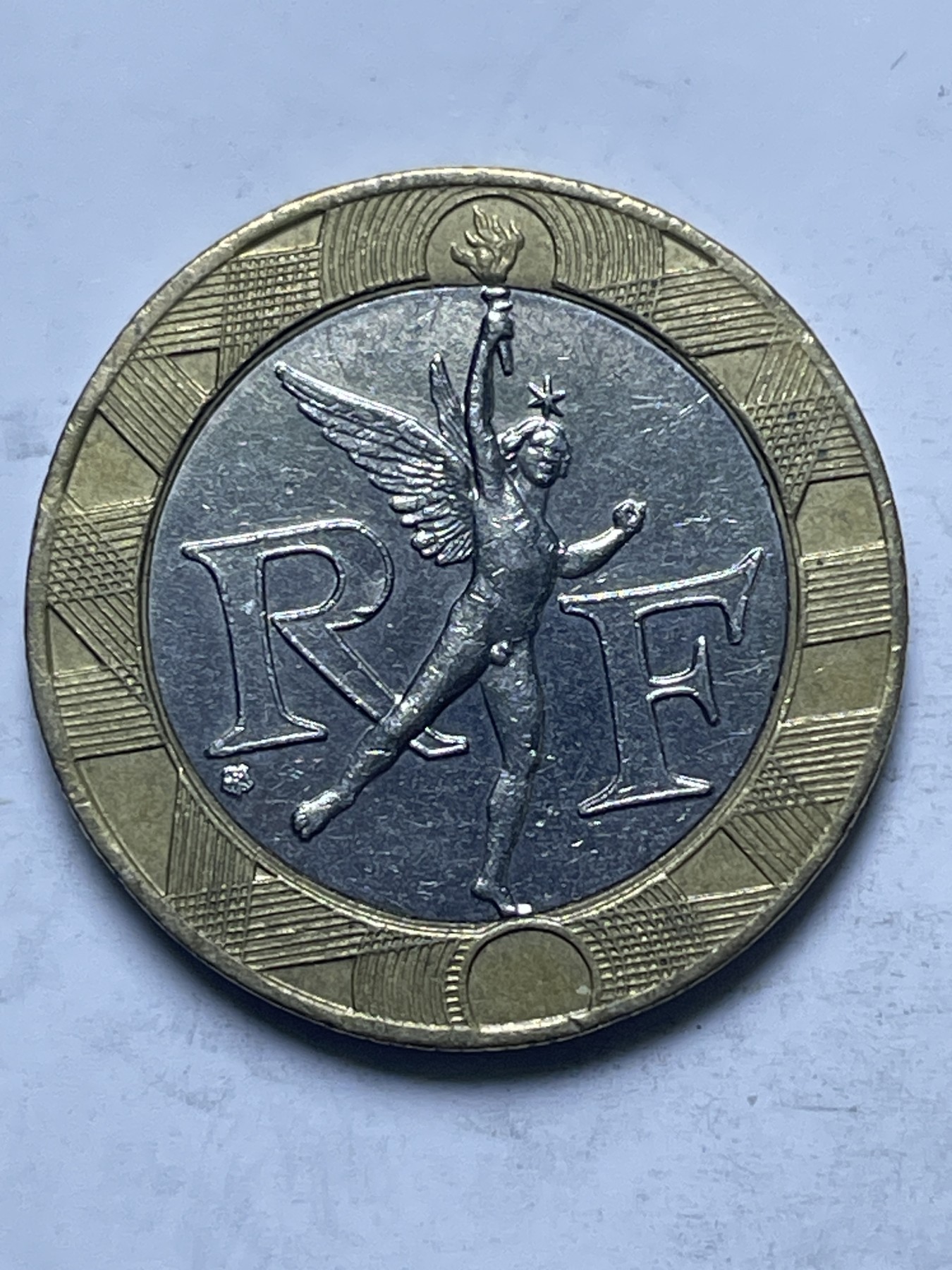 神仙姐姐散币好品专场第十三期（无佣金满邮自动发出 1990 年法国 10 法郎双色币