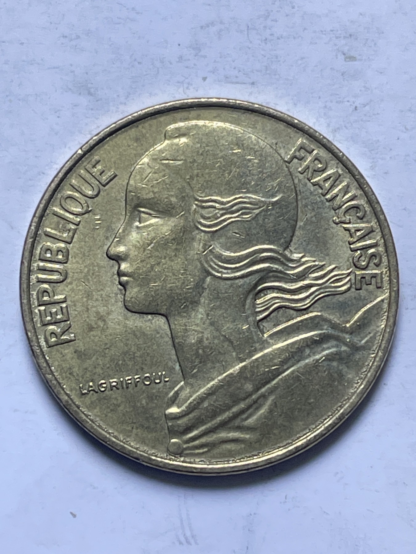 神仙姐姐散币好品专场第十三期（无佣金满邮自动发出 1995 年法国女神 10 分黄铜纪念币