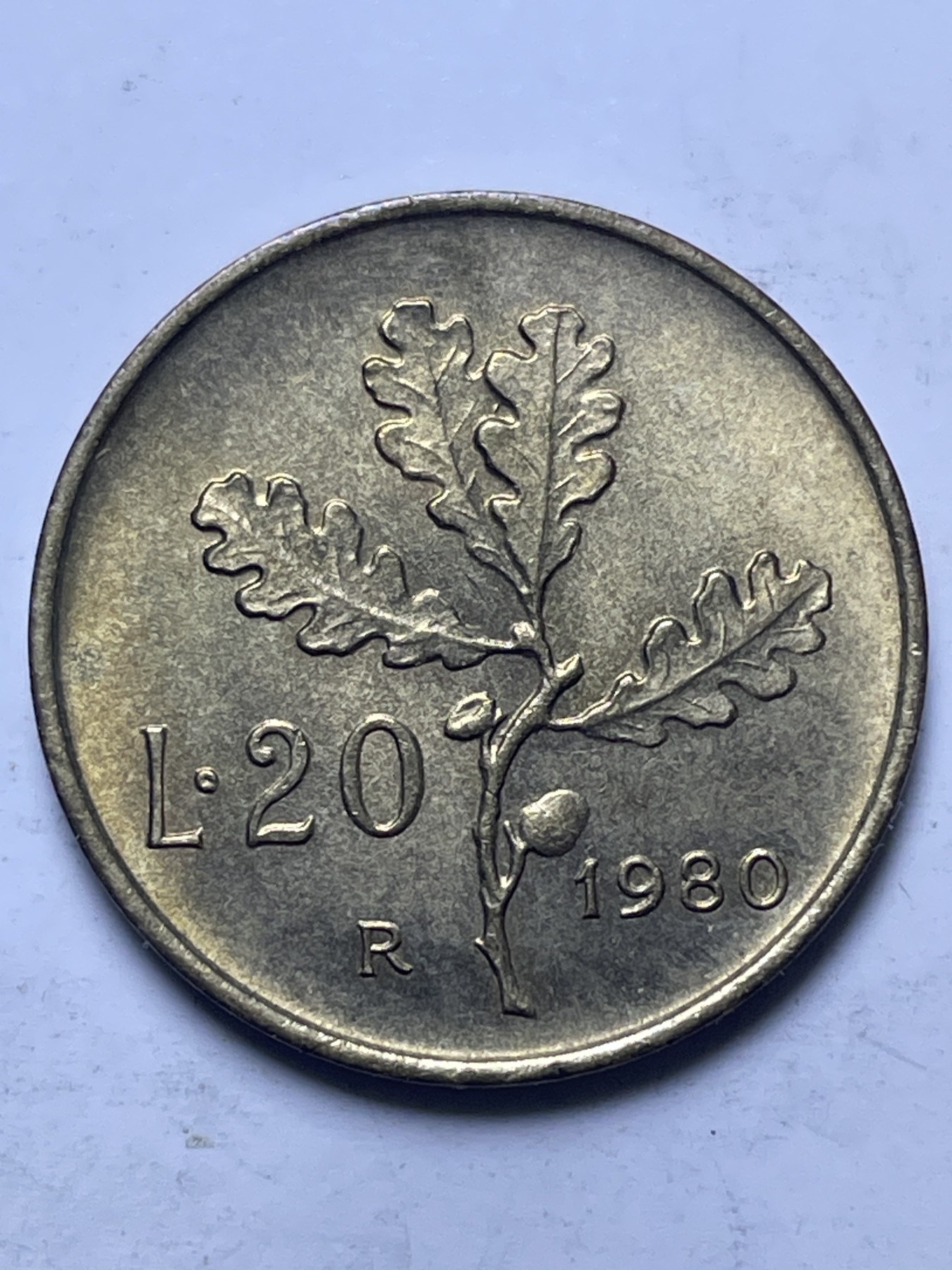 神仙姐姐散币好品专场第十三期（无佣金满邮自动发出 1980 年意大利 20 里拉