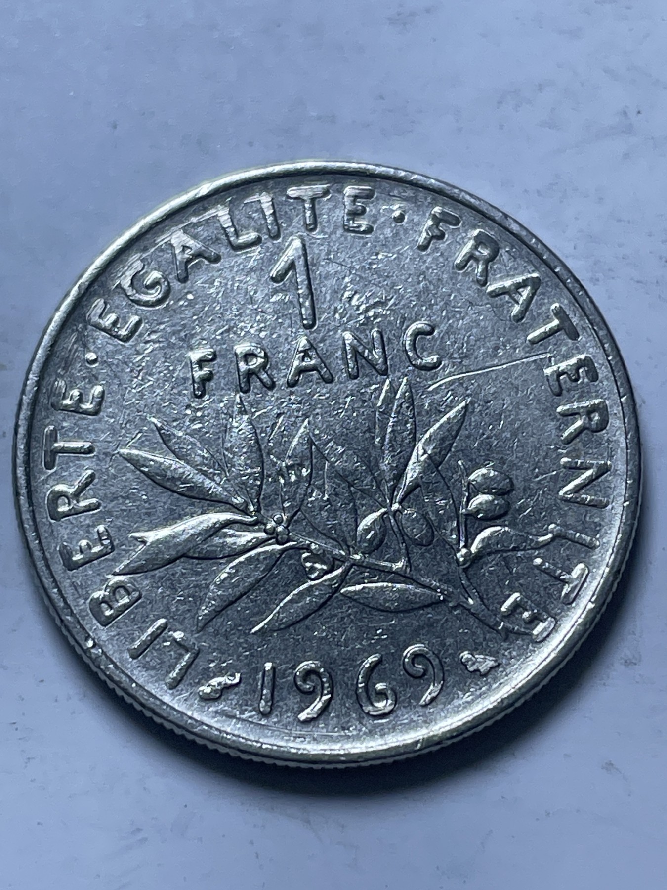 神仙姐姐散币好品专场第十三期（无佣金满邮自动发出 1969 年法国播种女神 1 法郎