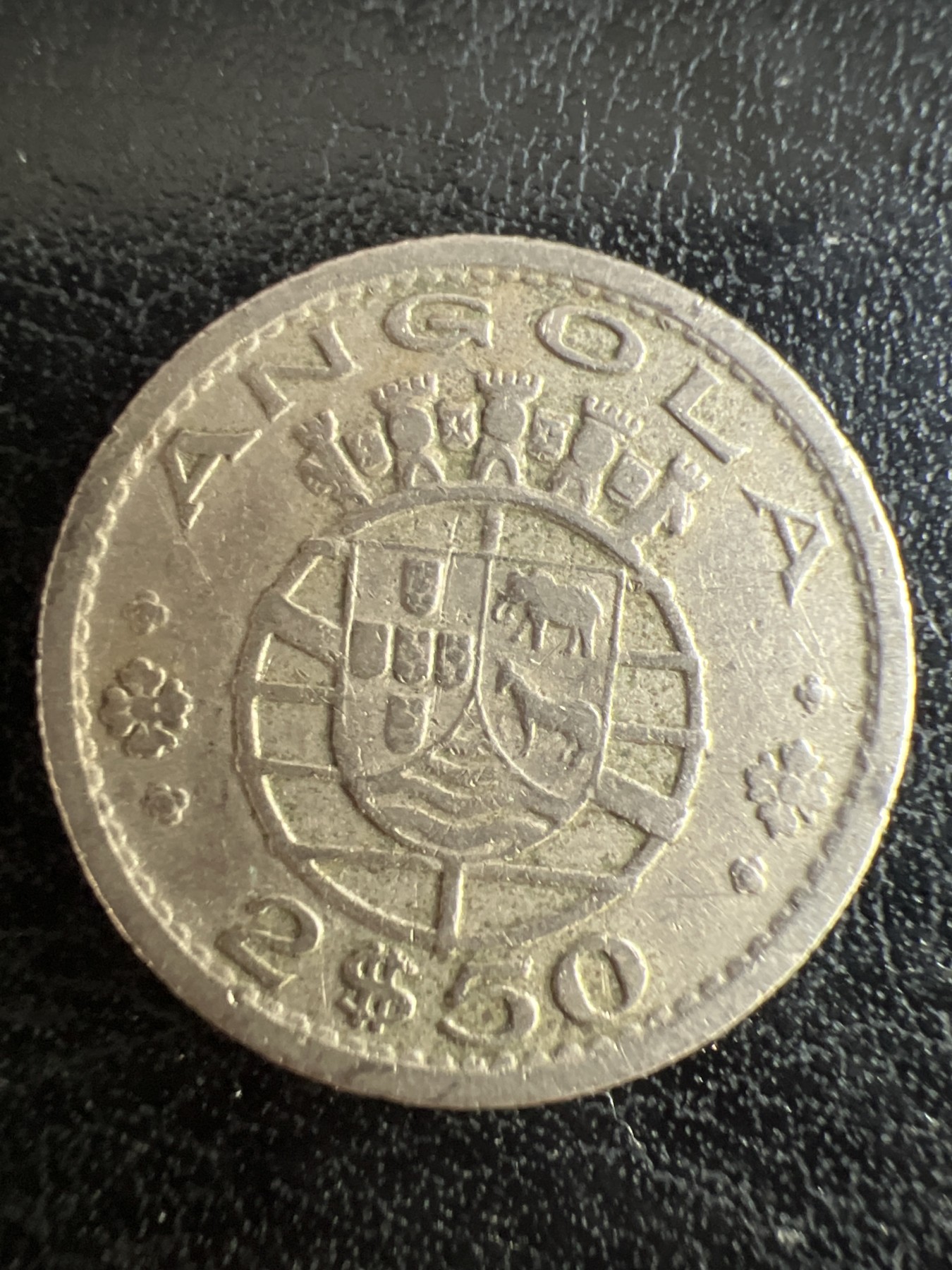 第501期 硬币币专场 （无押金，捡漏，全场50包邮，偏远地区除外，接收代拍业务） 葡属安哥拉2.5埃斯库多