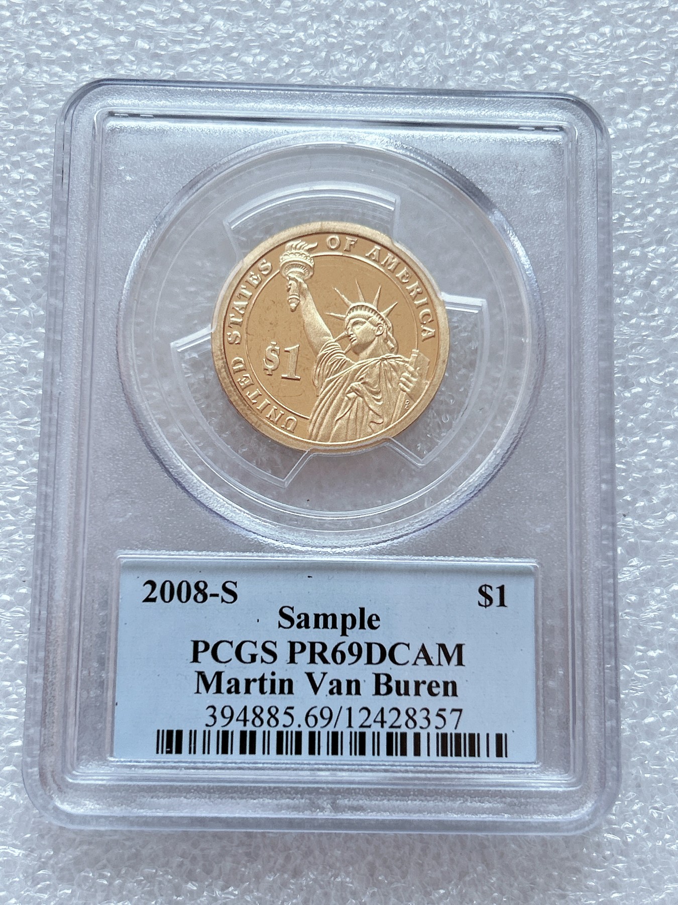 全场一元起拍 纸币、富兰克林专场 第54期 PCGS PR69美国1美元纪念币 总统币