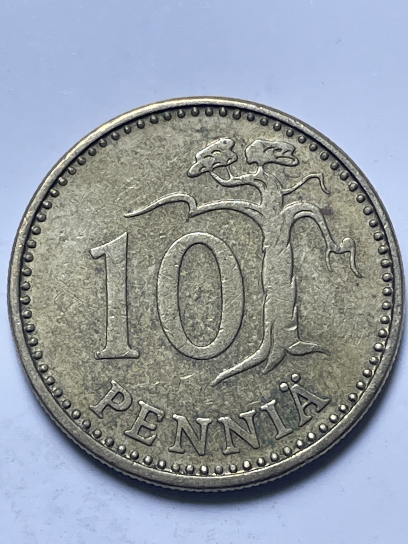 神仙姐姐散币好品专场第十三期（无佣金满邮自动发出 1964 年芬兰 10 盆尼