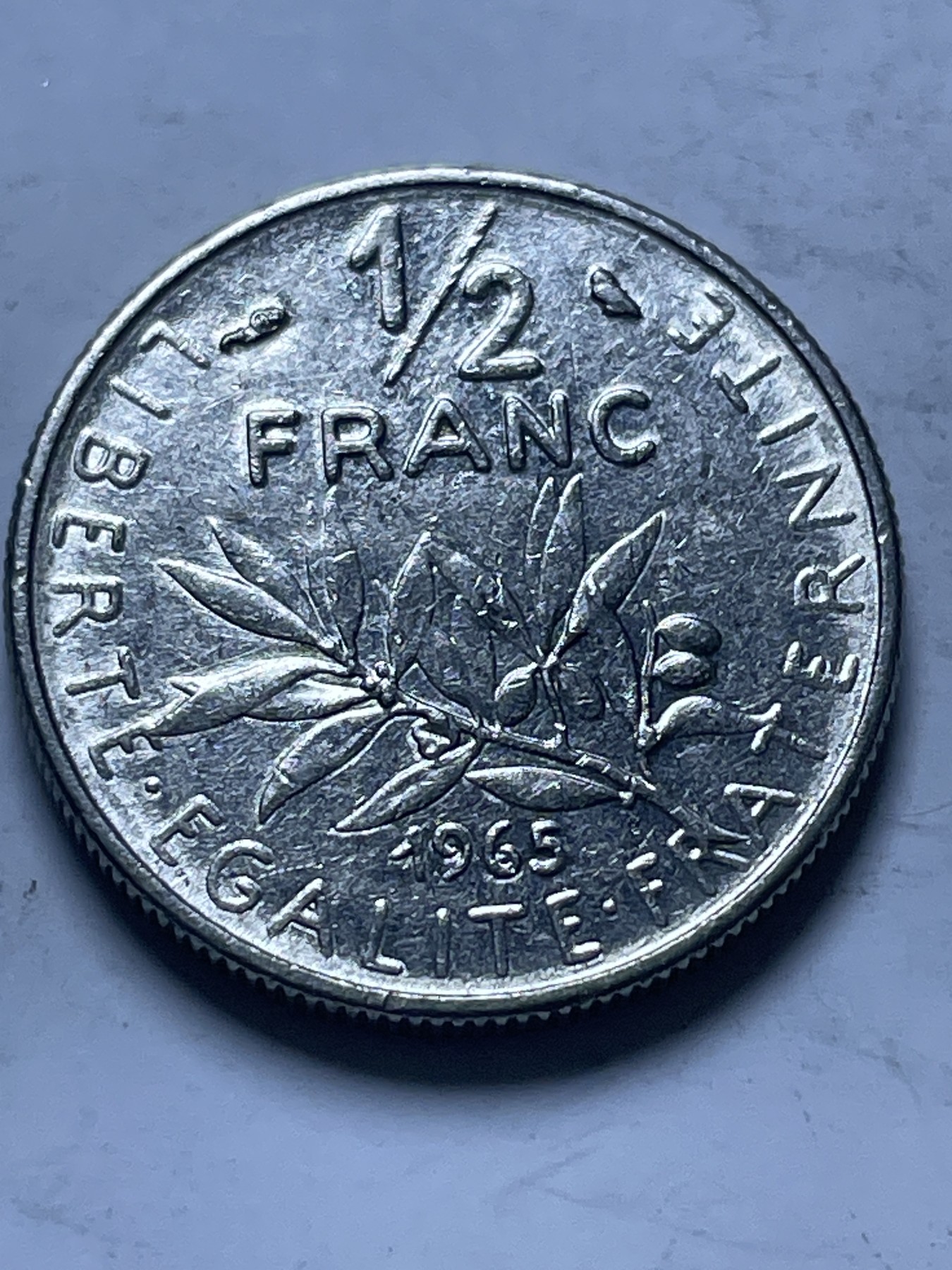 神仙姐姐散币好品专场第十三期（无佣金满邮自动发出 1965 年法国播种女神 1/2 法郎