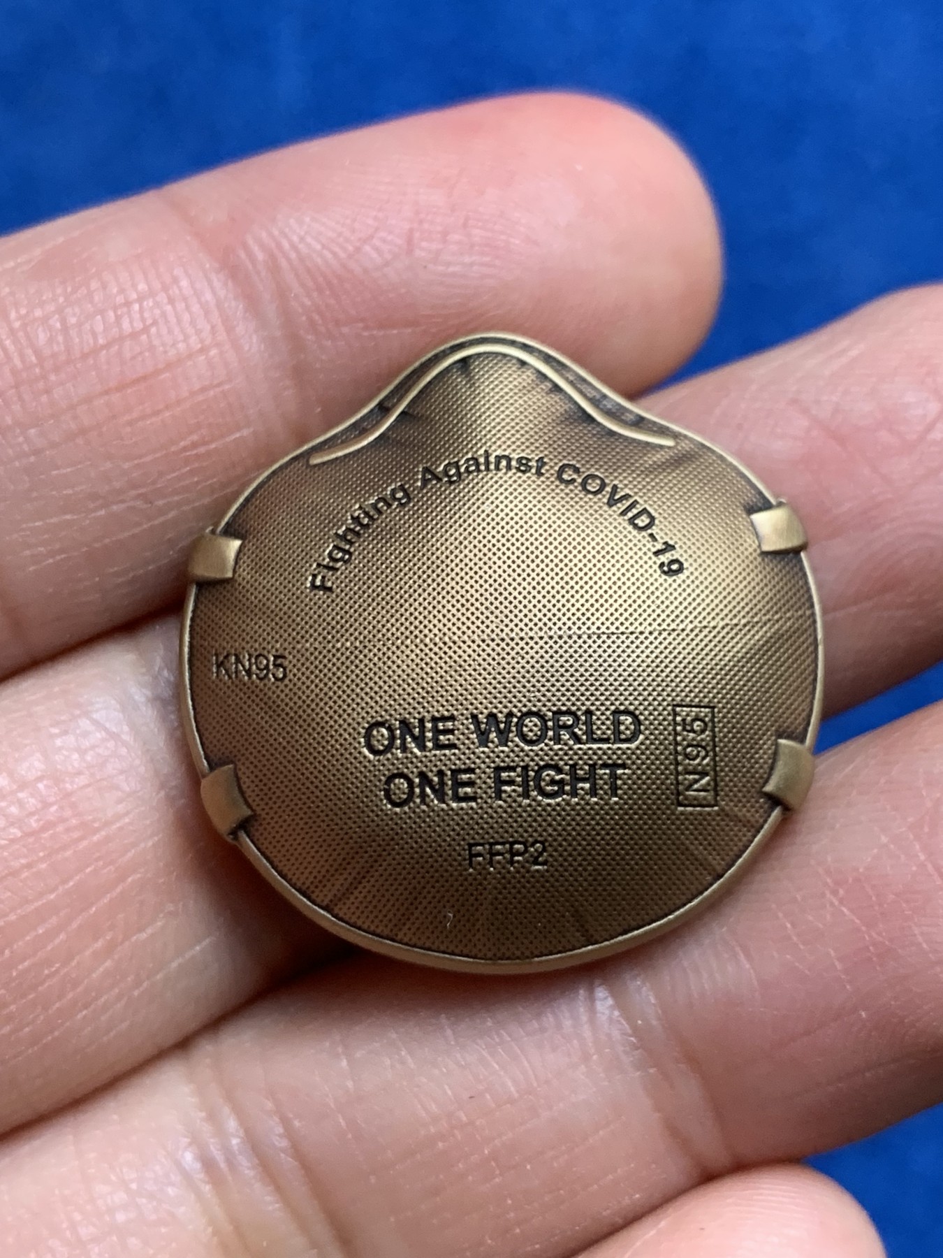 《竞宝斋》第232场-周日，周一 2场 (全场包邮) 抗击新冠纪念铜章 28mm