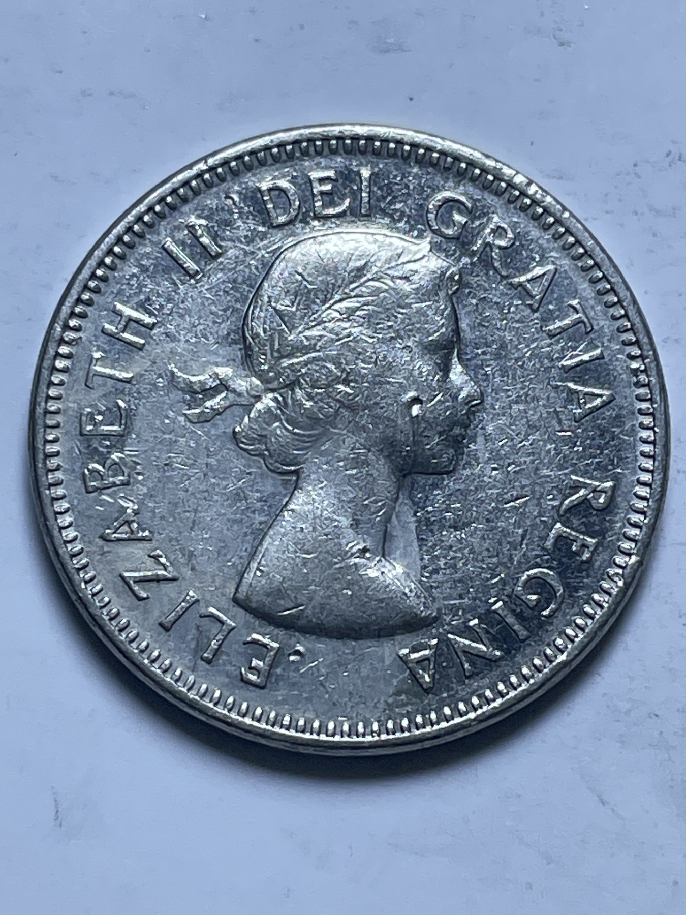 神仙姐姐散币好品专场第十三期（无佣金满邮自动发出 1964 年加拿大 5 分海狸少年女王版