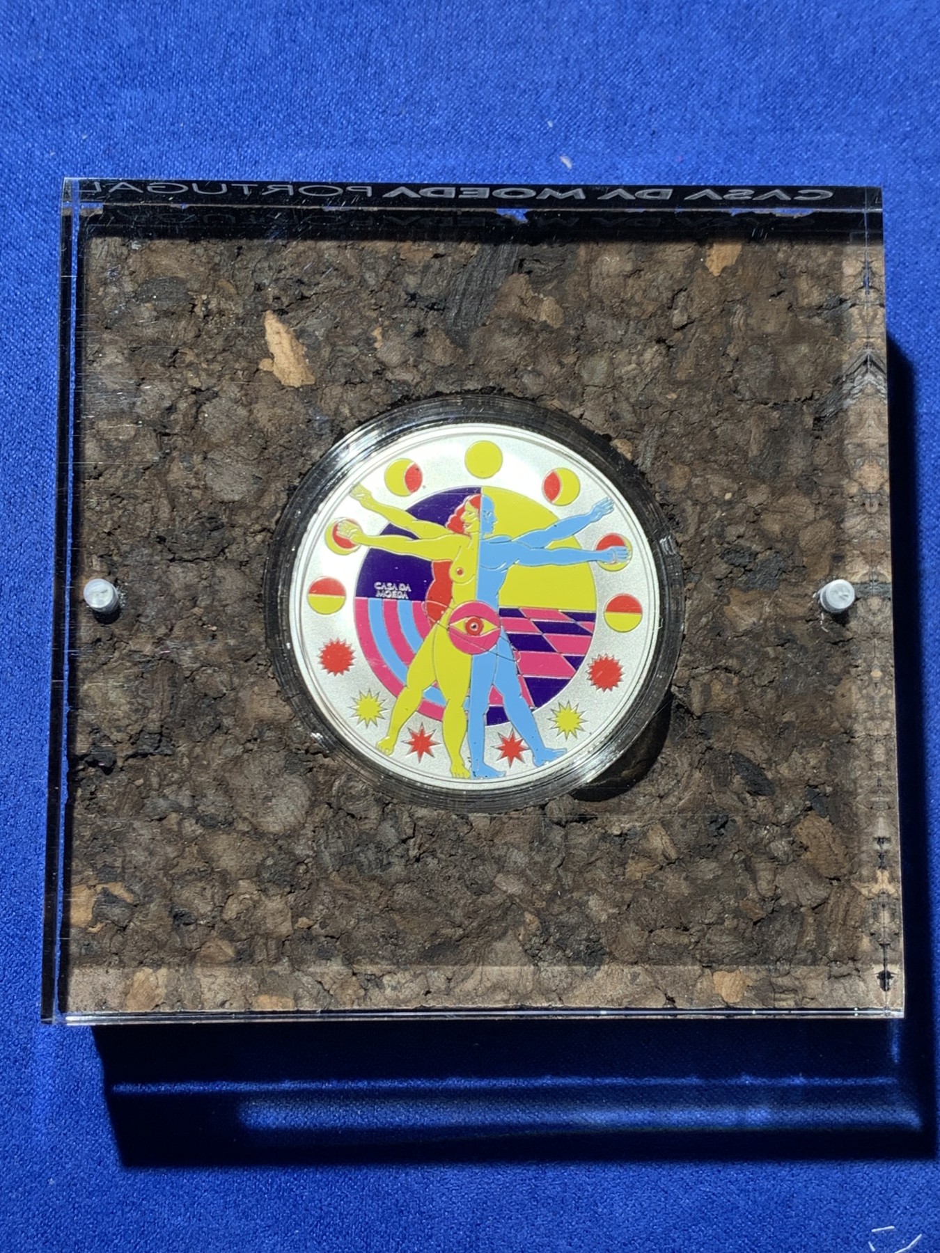 《竞宝斋》第232场-周日，周一 2场 (全场包邮) 葡萄牙2022年阿卡柯里昂10欧彩色精制纪念银币-10欧 925银 27g 40mm 带盒证 发行量4000枚