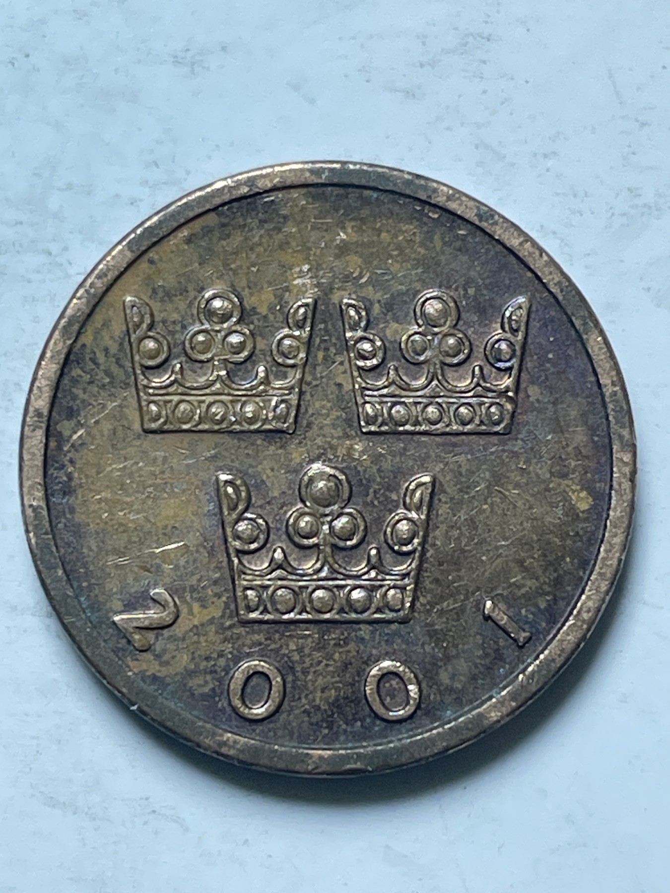 神仙姐姐散币好品专场第十三期（无佣金满邮自动发出 2001 年瑞典 50 欧尔