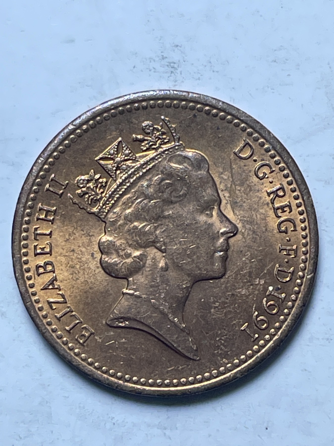 神仙姐姐散币好品专场第十三期（无佣金满邮自动发出 1991 年英国 1 便士