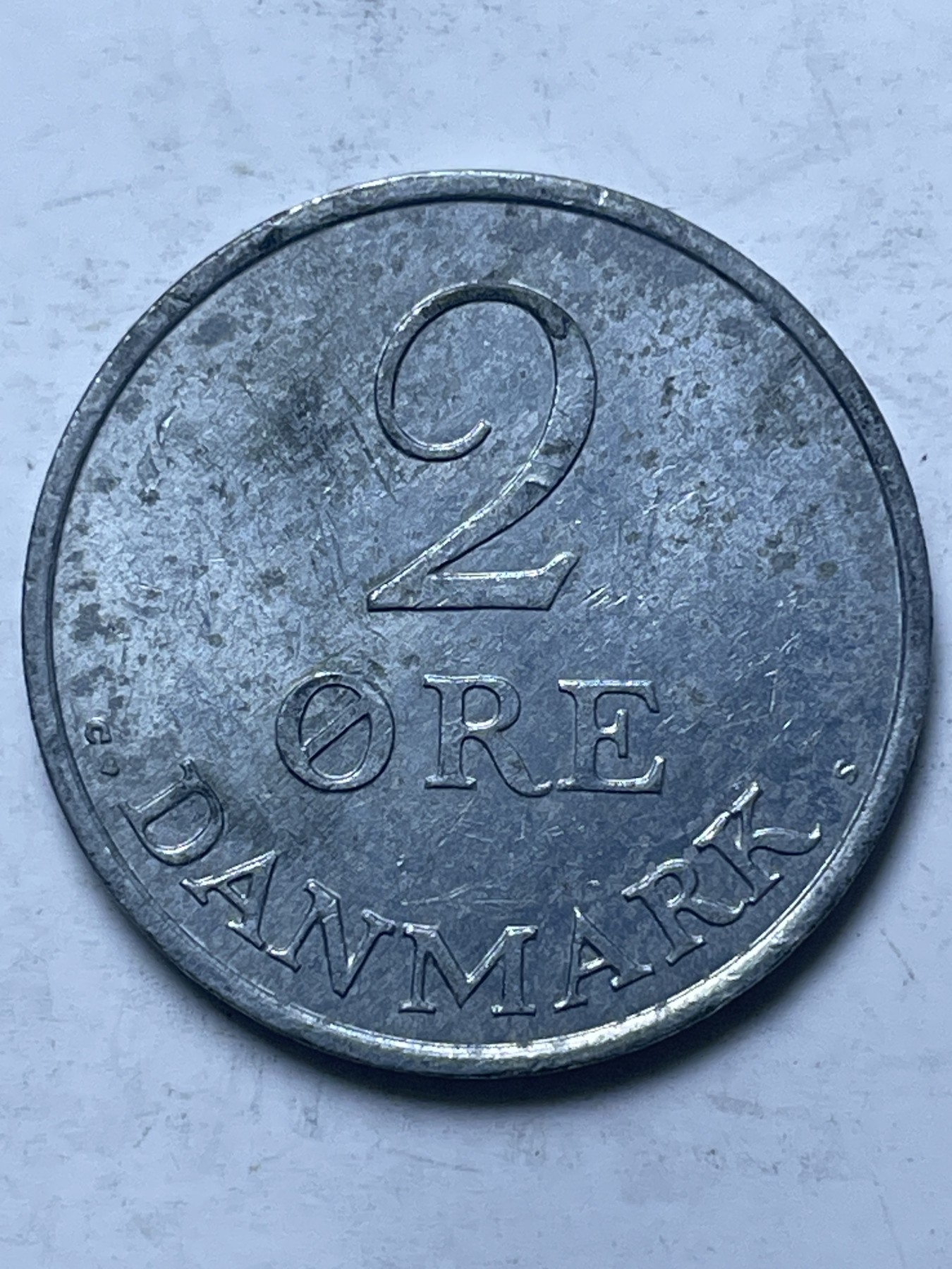 神仙姐姐散币好品专场第十三期（无佣金满邮自动发出 1971 年丹麦 2 欧尔吕币