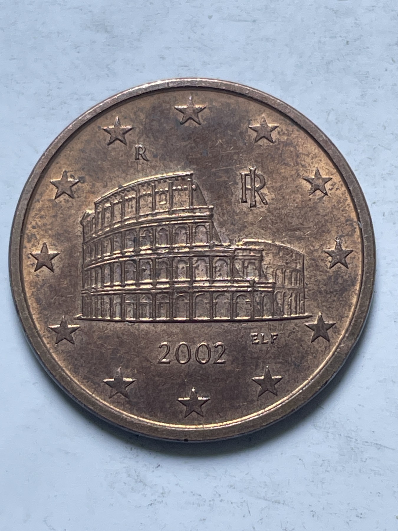 神仙姐姐散币好品专场第十三期（无佣金满邮自动发出 欧元系列，2002 年意大利 5 欧分