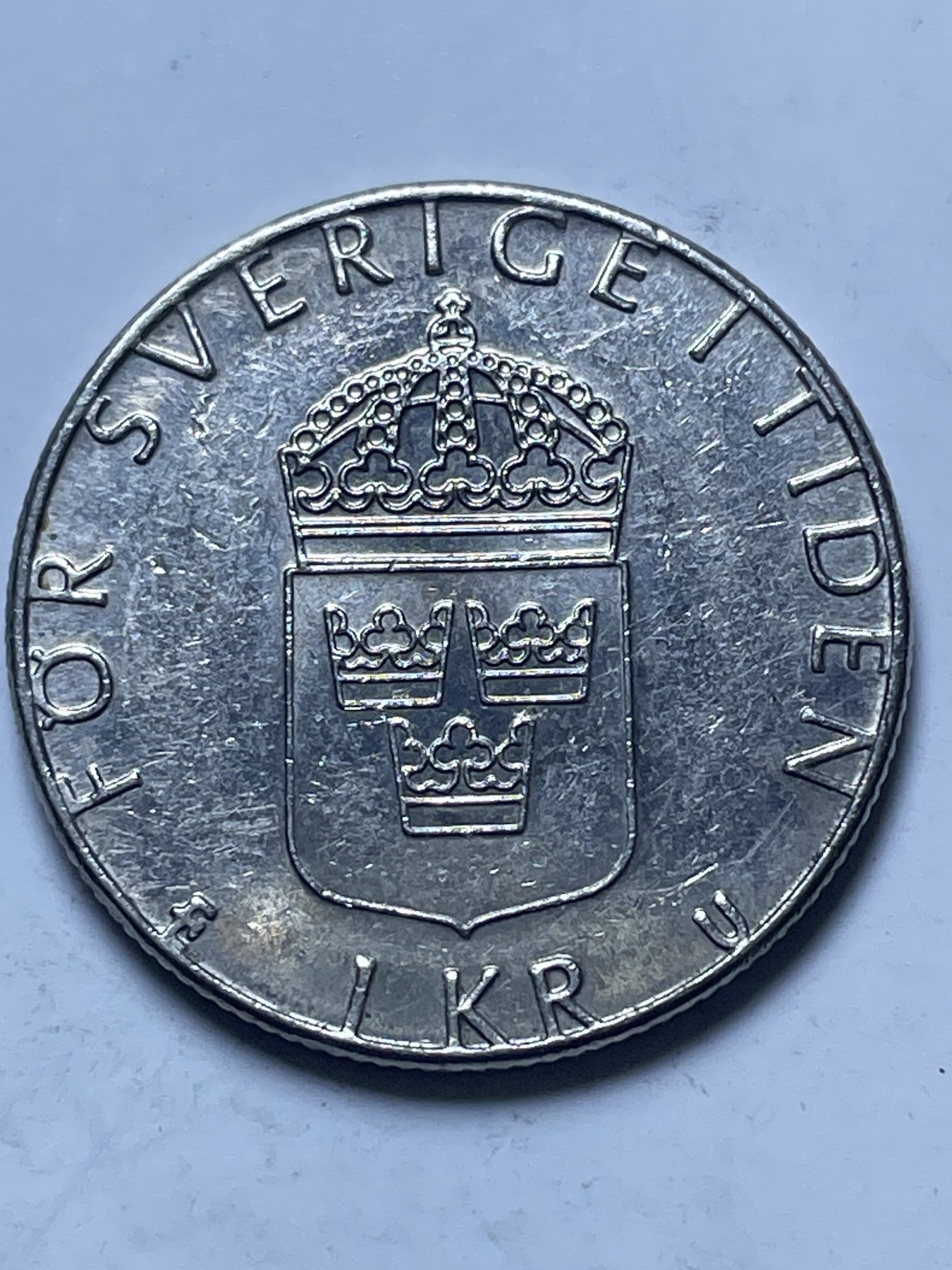 神仙姐姐散币好品专场第十三期（无佣金满邮自动发出 1980 年瑞典 1 克朗