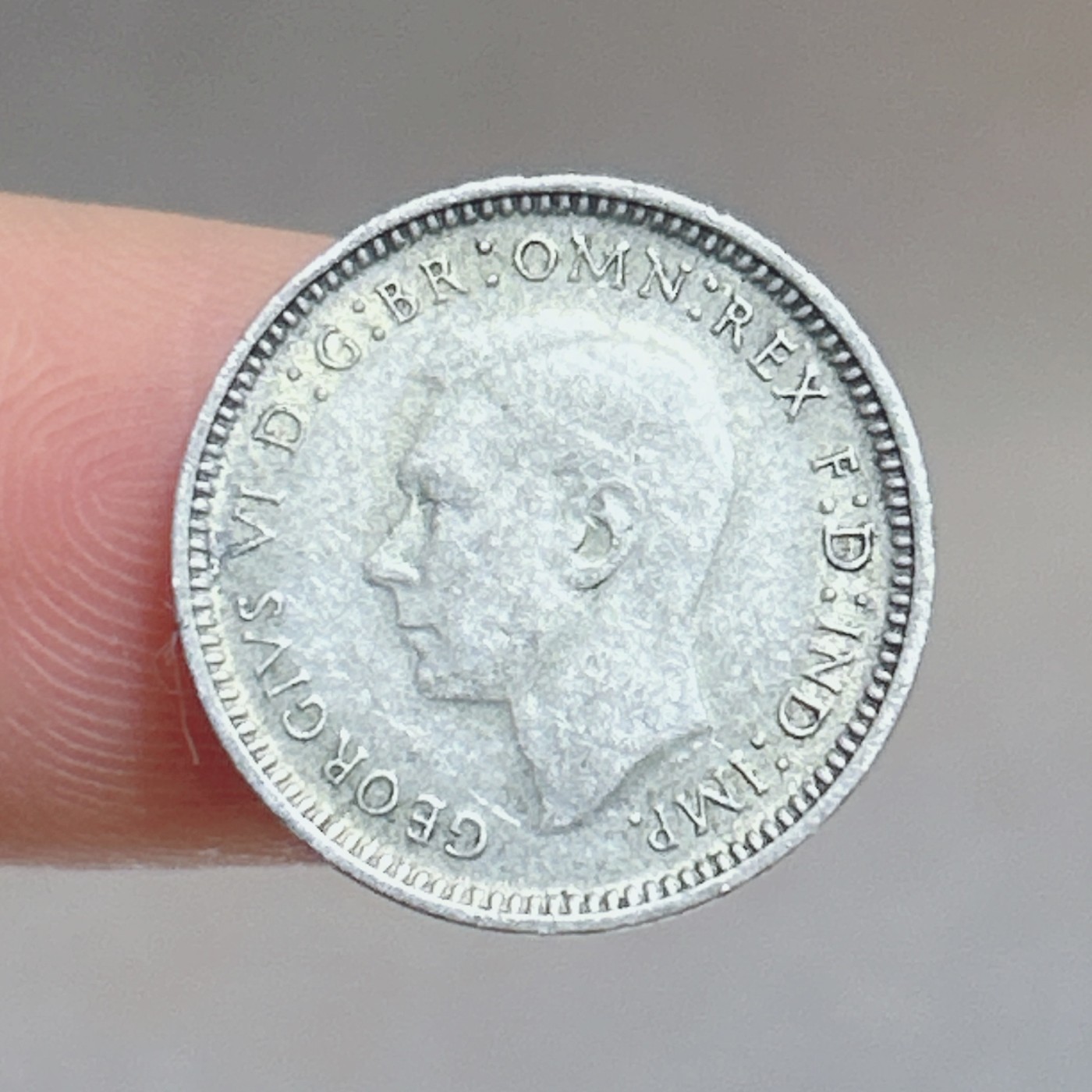 第一海外回流一元起拍收藏 银币专场 第70期 澳大利亚1948年3便士银币 小麦银币 乔治六世 1.4g